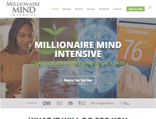 Tablet Screenshot of millionairemindintensive.com